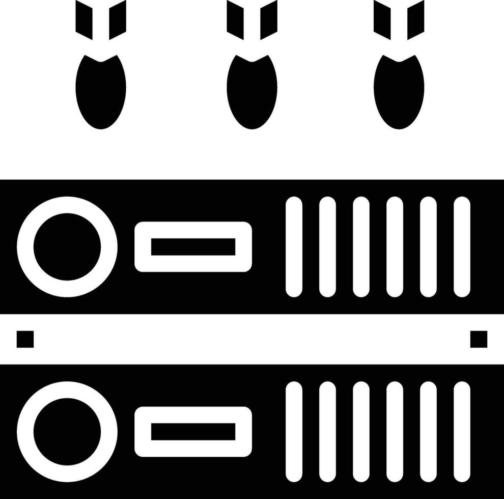 Server ddos Vektor Symbol