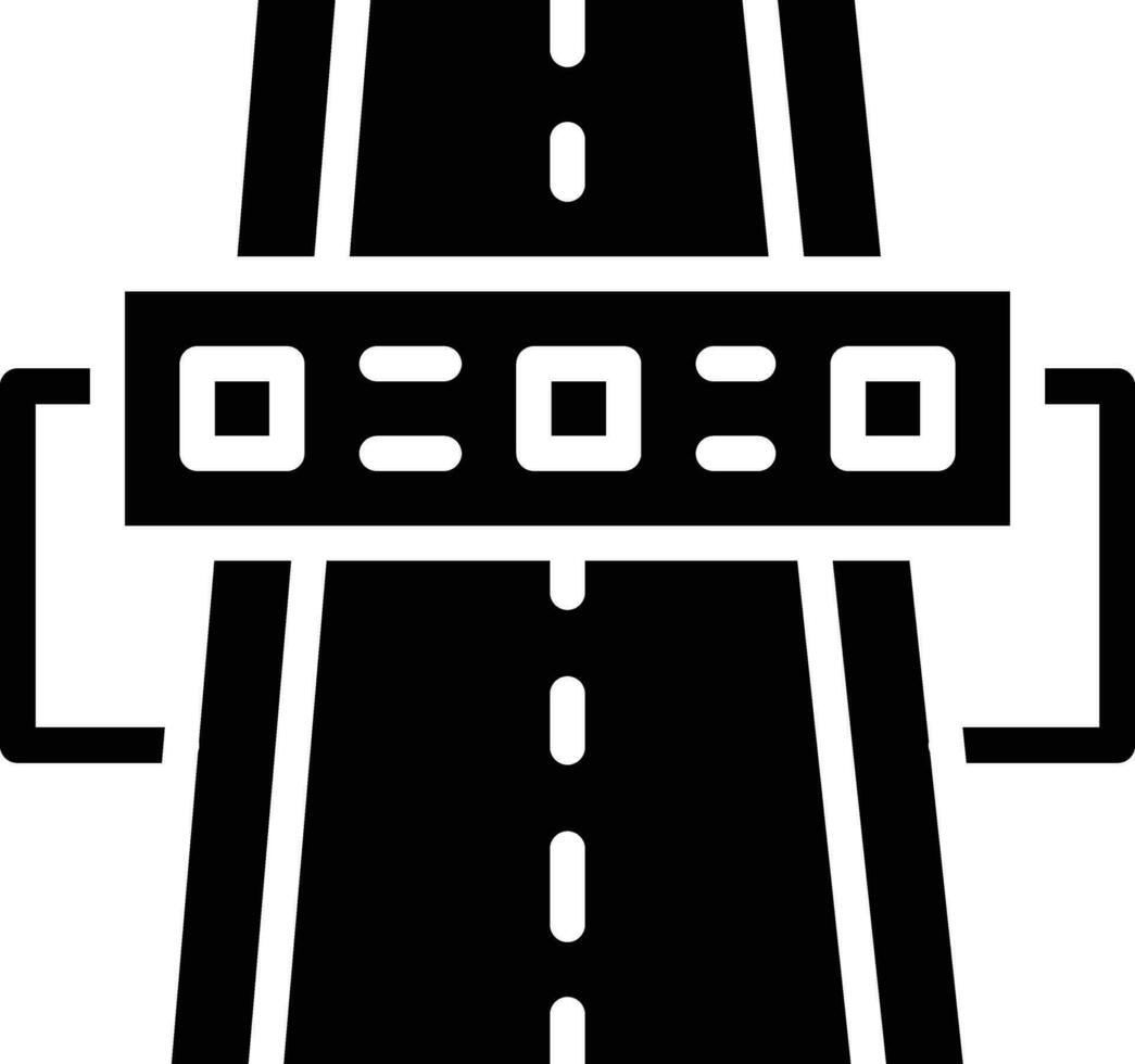 motorväg vektor ikon