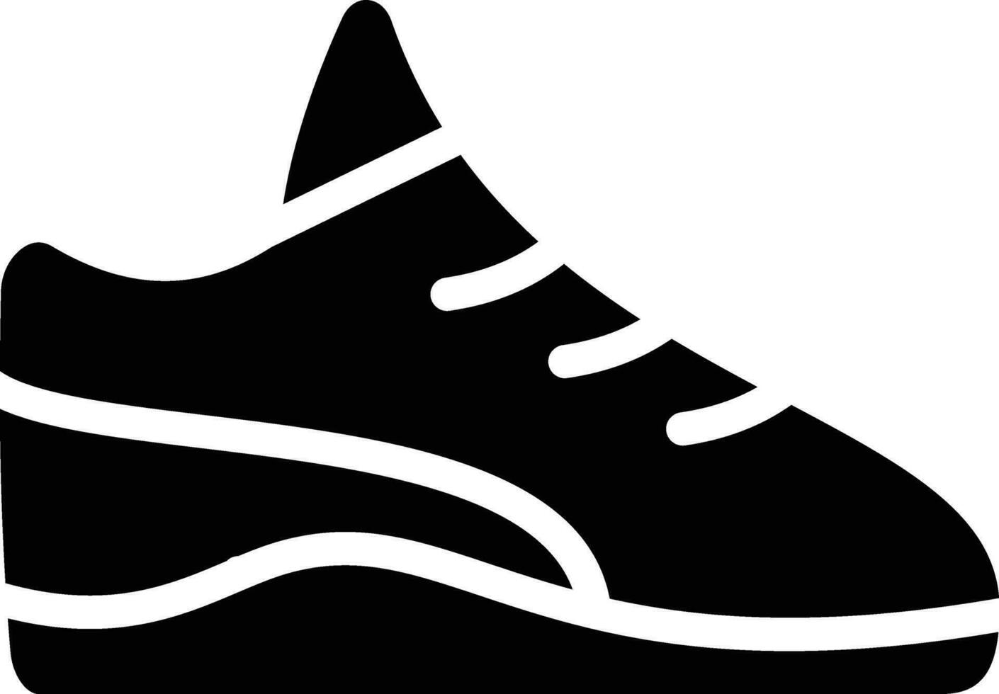 Sneaker-Vektor-Symbol vektor