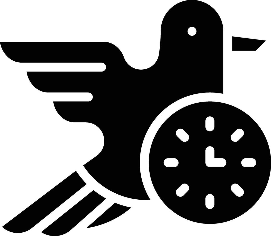 früh Vogel Vektor Symbol