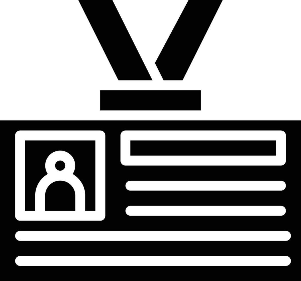 ID-Kartenvektorsymbol vektor