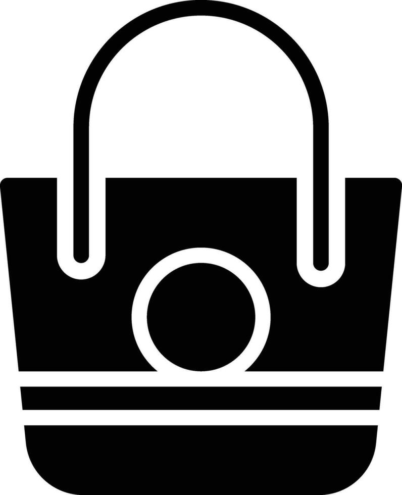 Strand Tasche Vektor Symbol