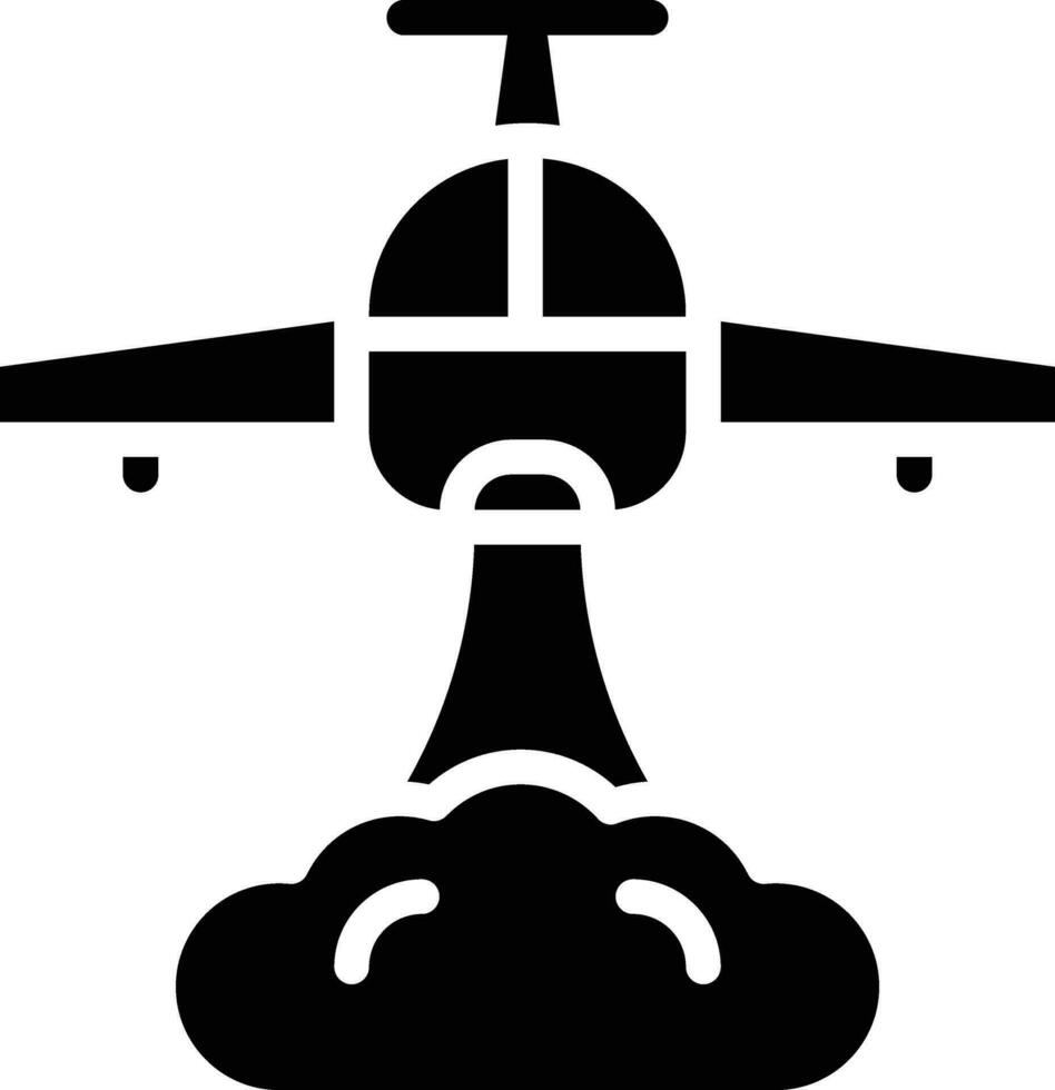 Feuerwehrmann Flugzeug Vektor Symbol