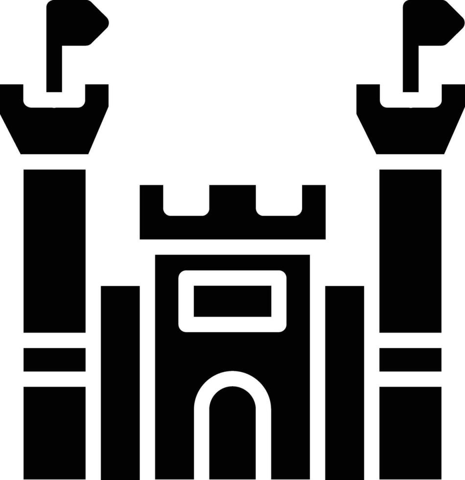 Schloss-Vektor-Symbol vektor