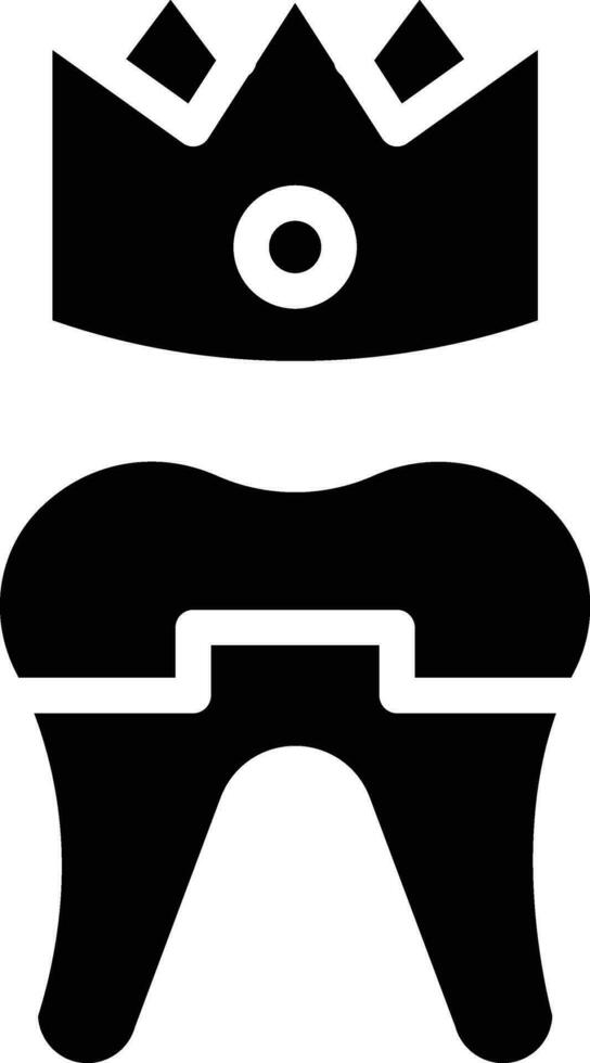 Dental Krone Vektor Symbol