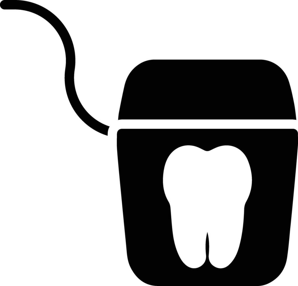 Dental Zahnseide Vektor Symbol