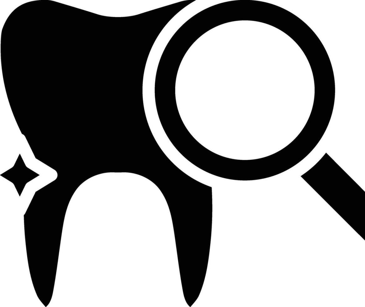 Dental Untersuchung Vektor Symbol