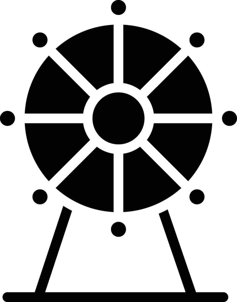 Riesenrad-Vektor-Symbol vektor