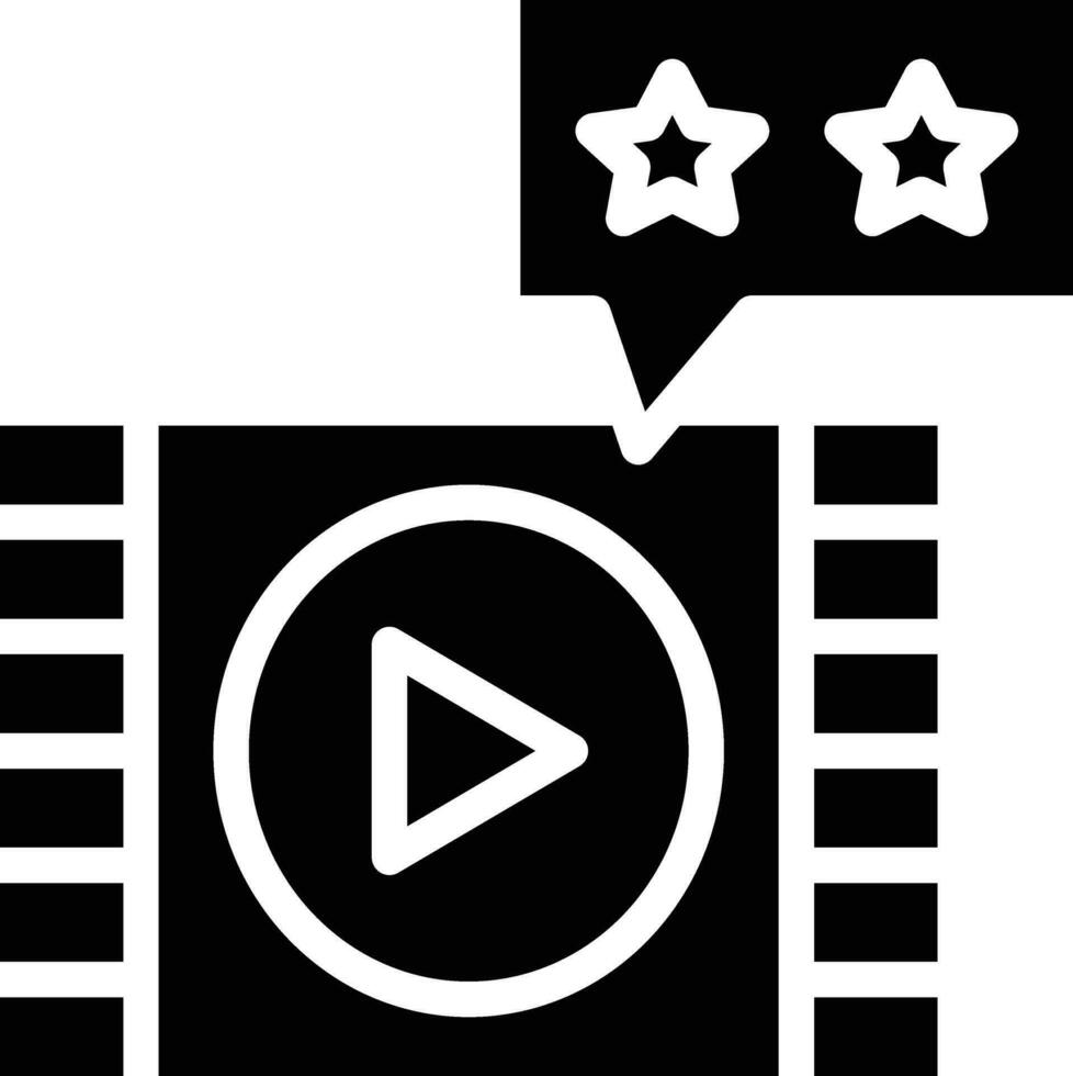 Film Rezension Vektor Symbol