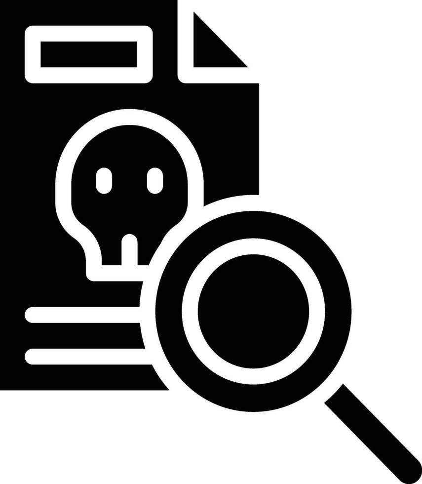 Verbrechen Datei Vektor Symbol
