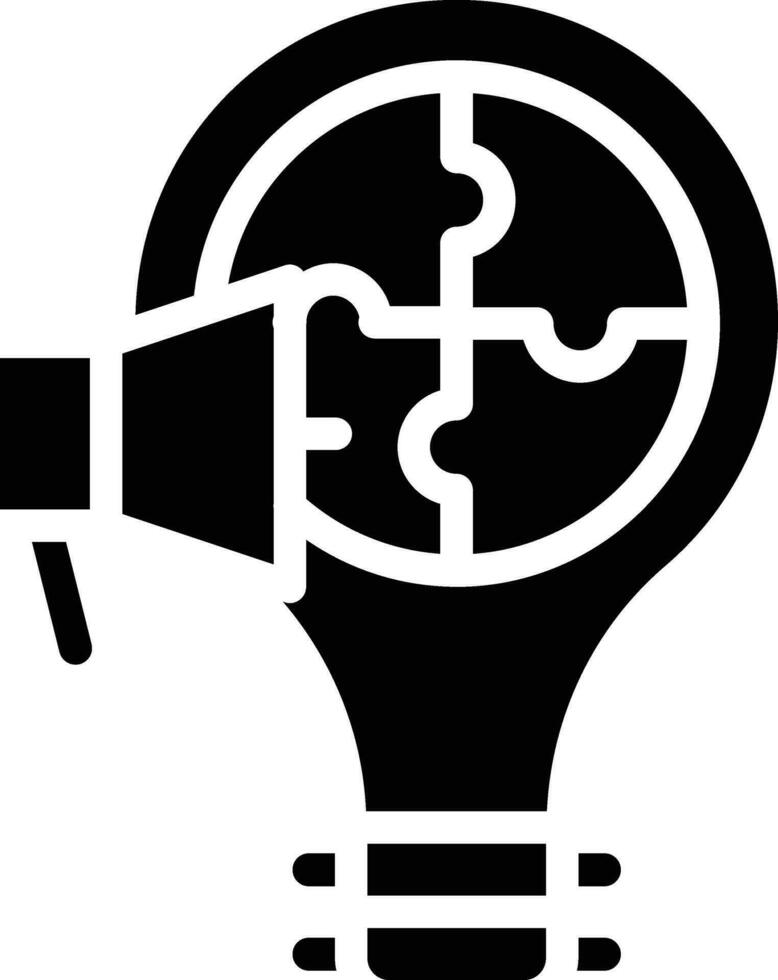 Marketing Lösung Vektor Symbol