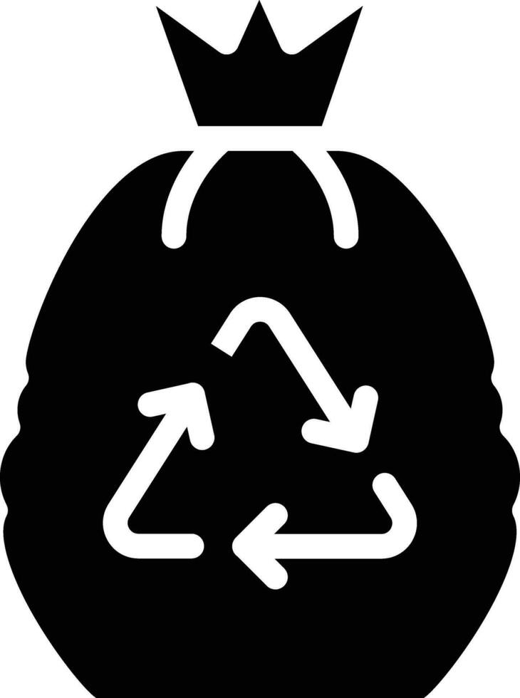 Müll Tasche Vektor Symbol