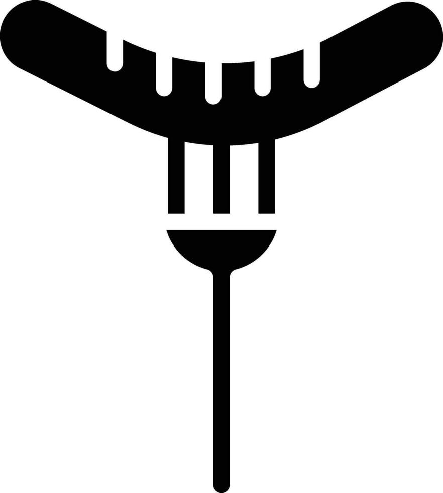 Wurst-Vektor-Symbol vektor