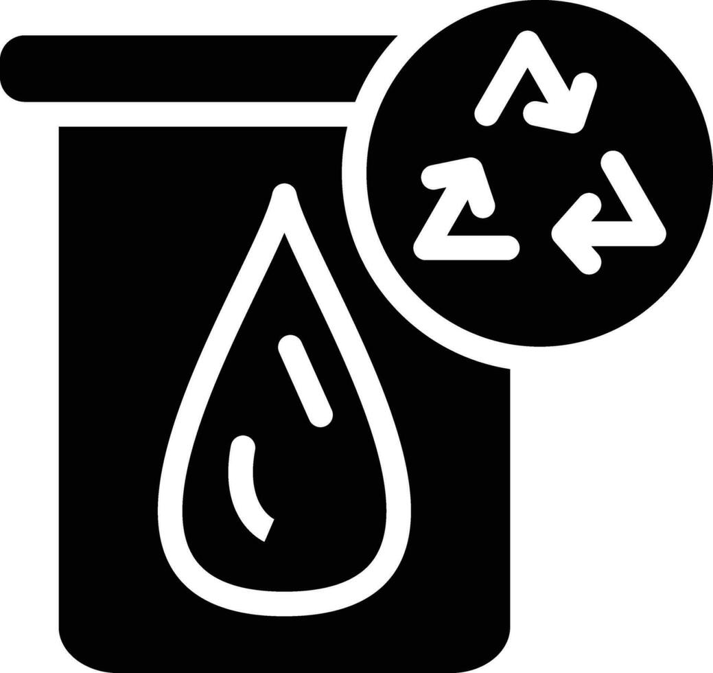 Wasser recyceln Vektor Symbol