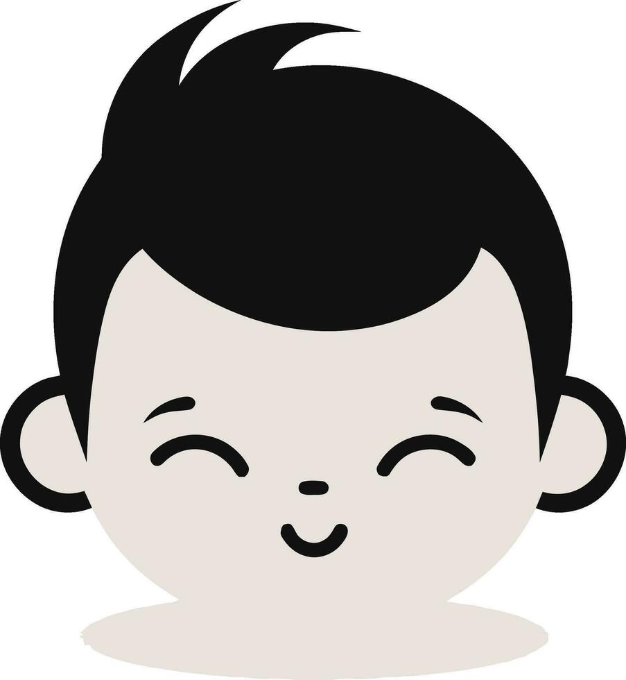 kostbar Spielkameraden Kind im schwarz Vektor Logo froh Jamboree Vektor Logo zum wenig Musiker