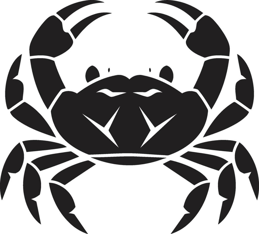 tång protektorat krabba ikon strandnära chef vektor krabba ikon