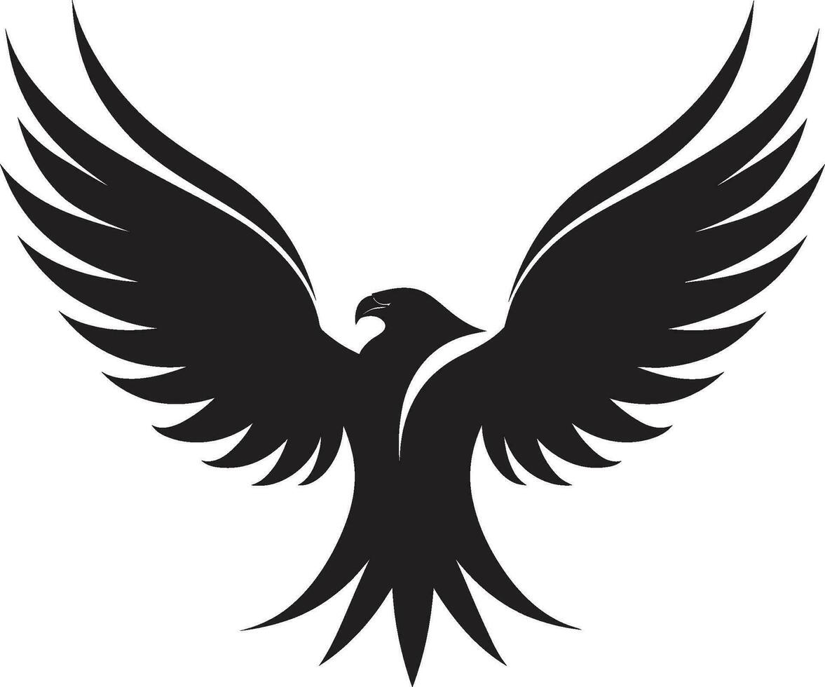 souverän Flug Profil schwarz Adler Vektor elegant Vogel von Beute Vektor Adler Symbol