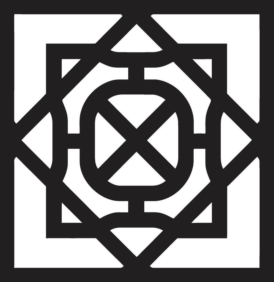 Polygoncraft Nexus Evolution ikonisch Geometrie Designs formeleganz Nexus Vektor gestalten Emblem Kunst