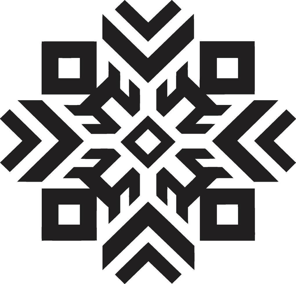 Polygoncraft Nexus Evolution Matrix ikonisch Geometrie Designs formeleganz Nexus Ader Vektor gestalten Emblem Kunst