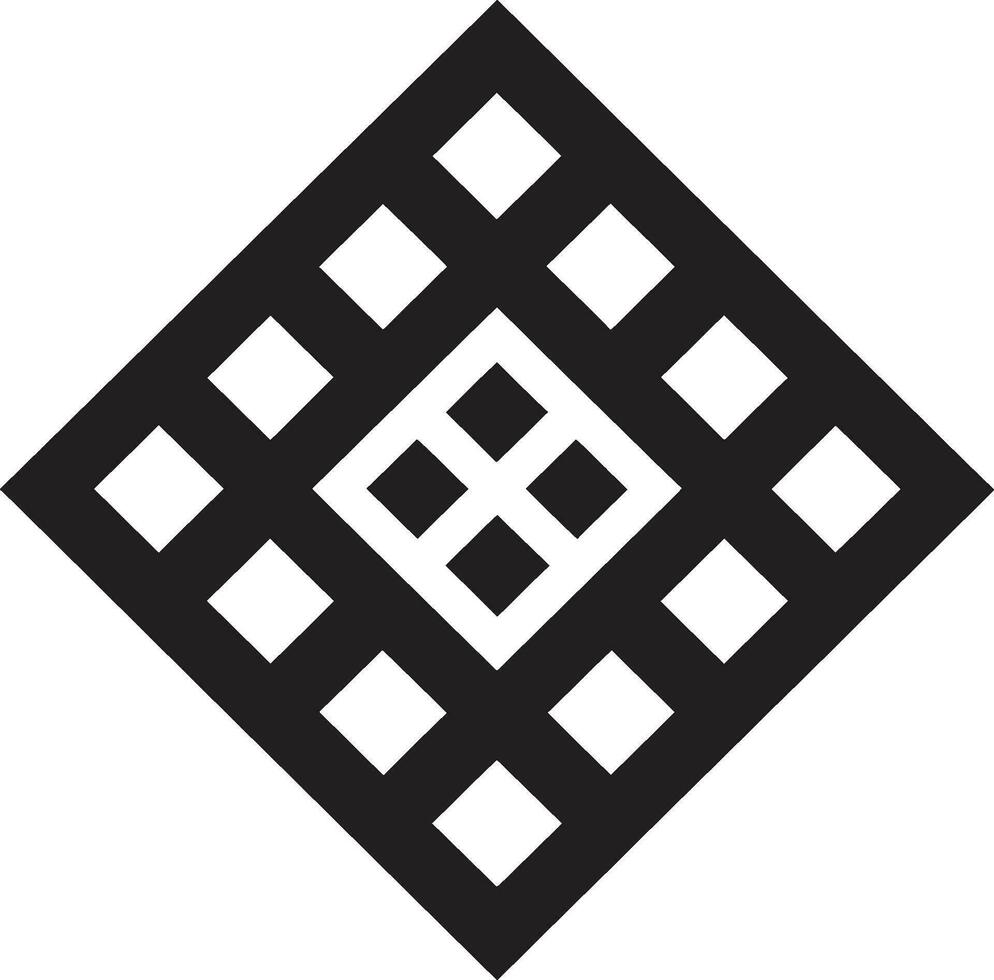 abstrakt geometri nexus matris kärna vektor form emblem formcraftart kärna nexus crafting geometrisk ikoner