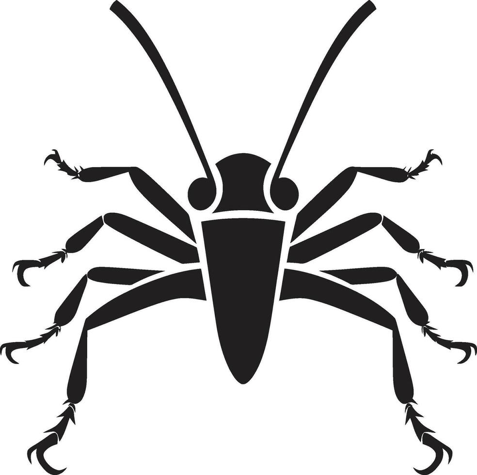 grüner Sprung Nexus Ader ikonisch Heuschrecke Designs Heuschreckenkunst Ader Nexus künstlerisch Insekt Kunsthandwerk vektor