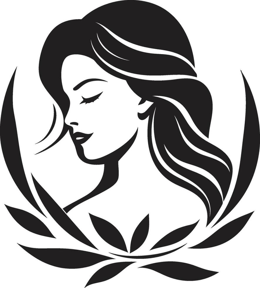finess och stil skönhet ikon skulpterad nåd femme symbol vektor