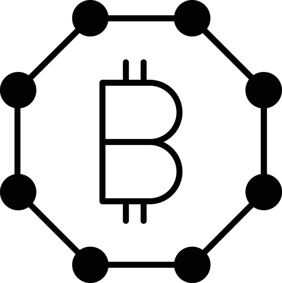 elektronisk kontanter fast glyf vektor illustration