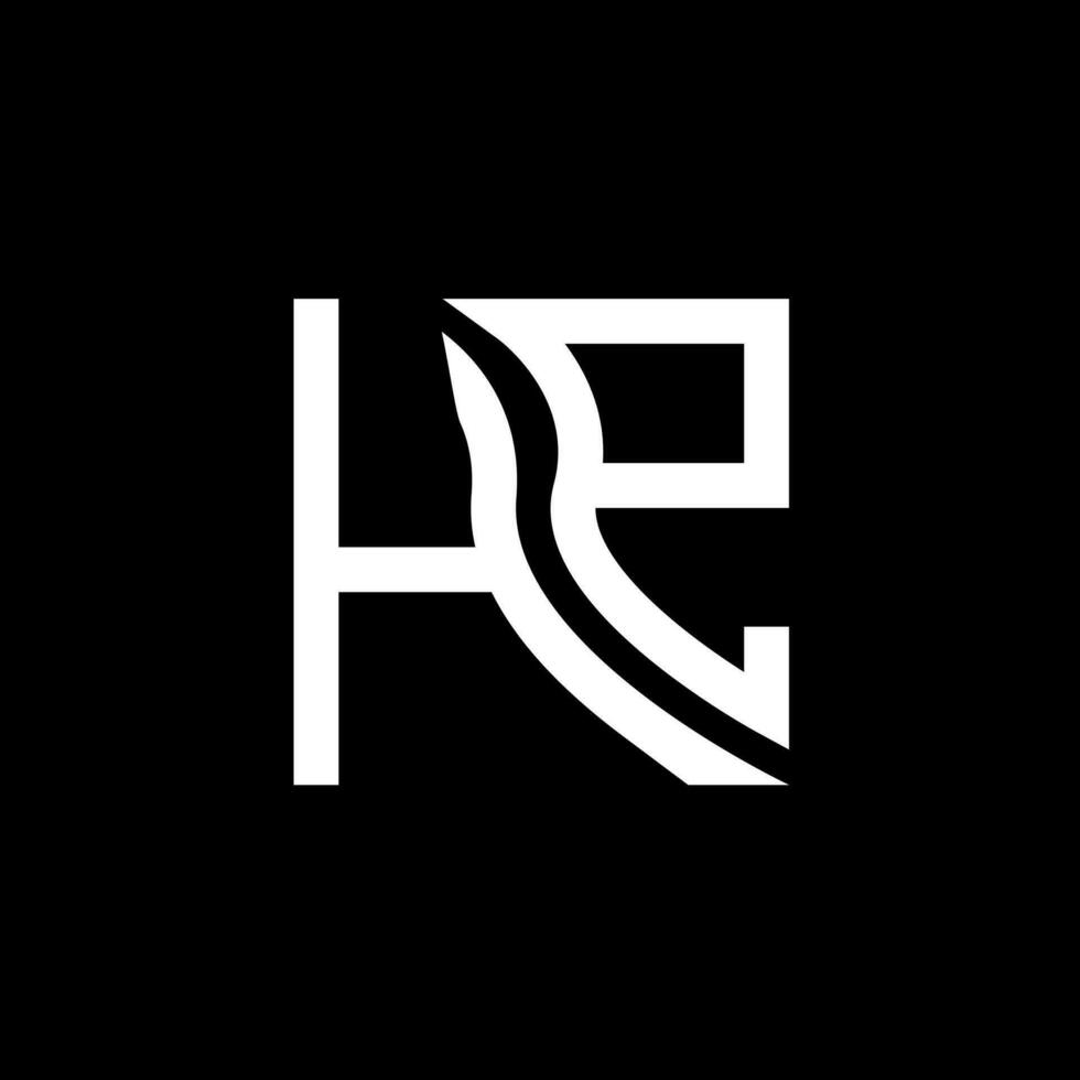 hp Brief Logo Vektor Design, hp einfach und modern Logo. hp luxuriös Alphabet Design