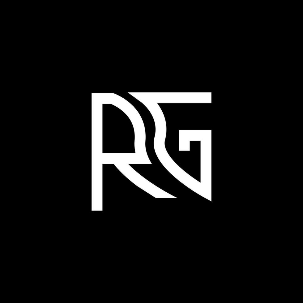 rg brev logotyp vektor design, rg enkel och modern logotyp. rg lyxig alfabet design