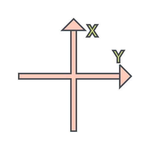 axelvektorns ikon vektor