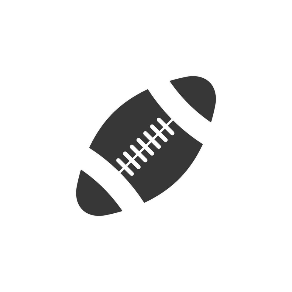 amerikanisch Fußball Rugby Ball Symbol Vektor