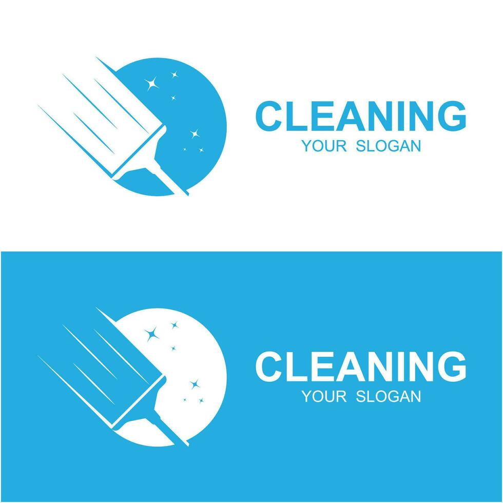 Zuhause Reinigung Dienstleistungen Logo Design Vektor. diese Logo ist perfekt zum Reinigung und Instandhaltung Dienstleistungen vektor