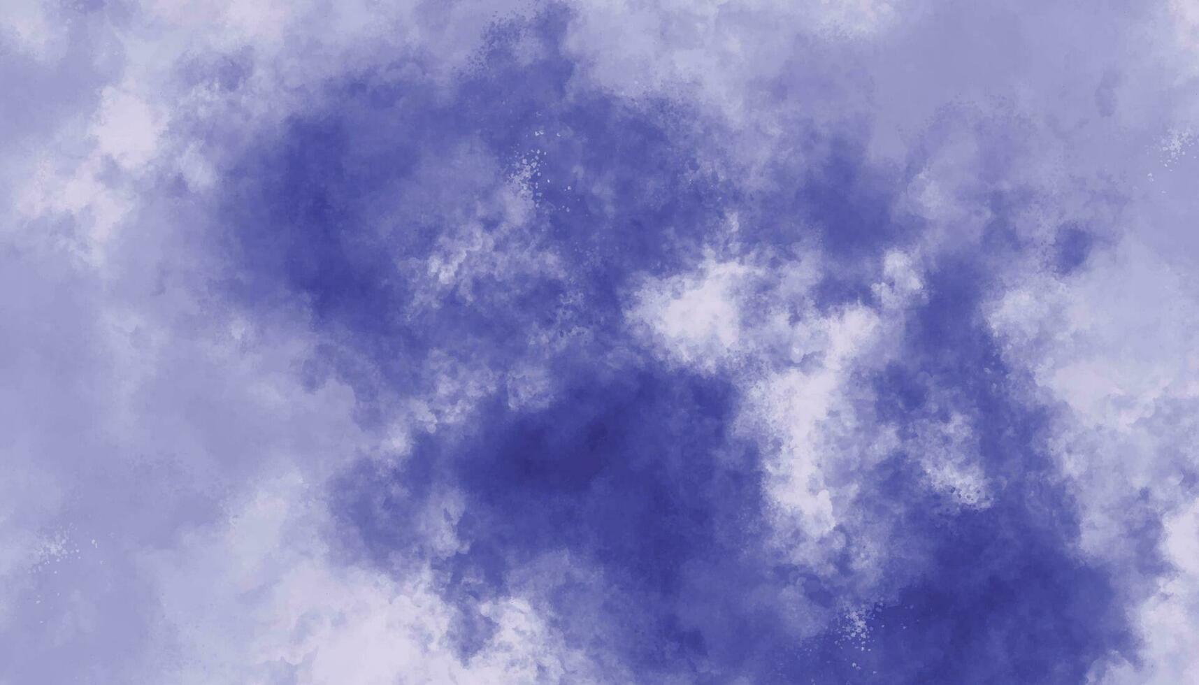 Blau Himmel Aquarell Hintergrund. Licht Blau Grunge Hintergrund Textur. abstrakt Hintergrund. modern Aquarell Hintergrund. Blau Himmel mit Wolken. vektor