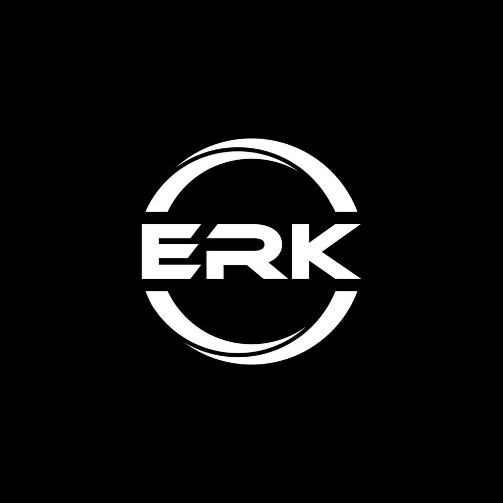 erk brev logotyp design, inspiration för en unik identitet. modern elegans och kreativ design. vattenmärke din Framgång med de slående detta logotyp. vektor