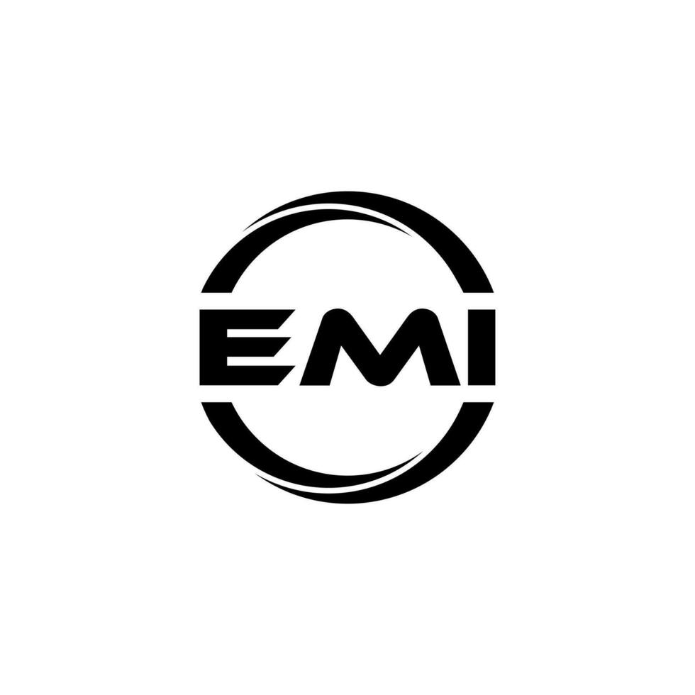 Emi Brief Logo Design, Inspiration zum ein einzigartig Identität. modern Eleganz und kreativ Design. Wasserzeichen Ihre Erfolg mit das auffällig diese Logo. vektor