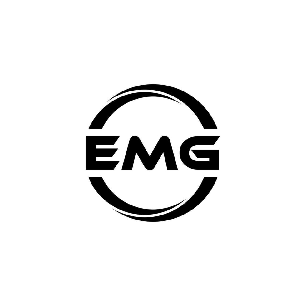 Emg Brief Logo Design, Inspiration zum ein einzigartig Identität. modern Eleganz und kreativ Design. Wasserzeichen Ihre Erfolg mit das auffällig diese Logo. vektor