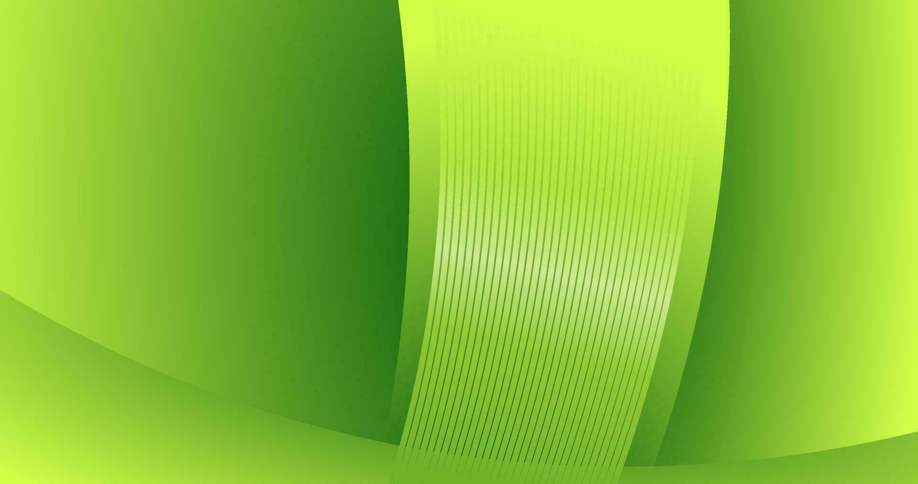 abstrakt Grün Kurve Hintergrund zum Geschäft vektor