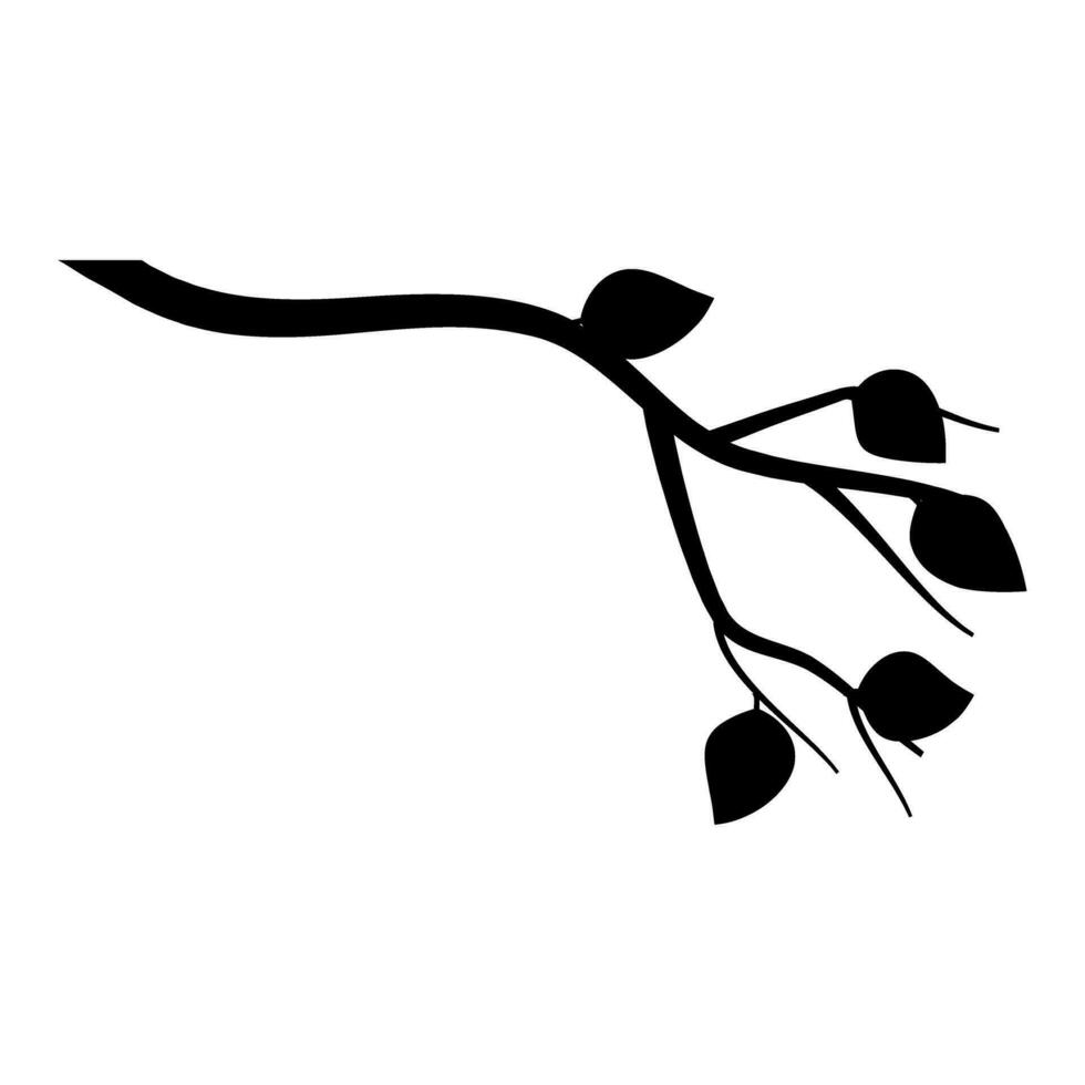 Ast Symbol Vektor. Baum Illustration unterzeichnen. Brennholz Symbol oder Logo. vektor