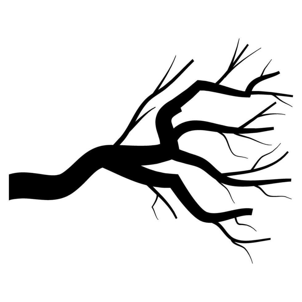 Ast Symbol Vektor. Baum Illustration unterzeichnen. Brennholz Symbol oder Logo. vektor