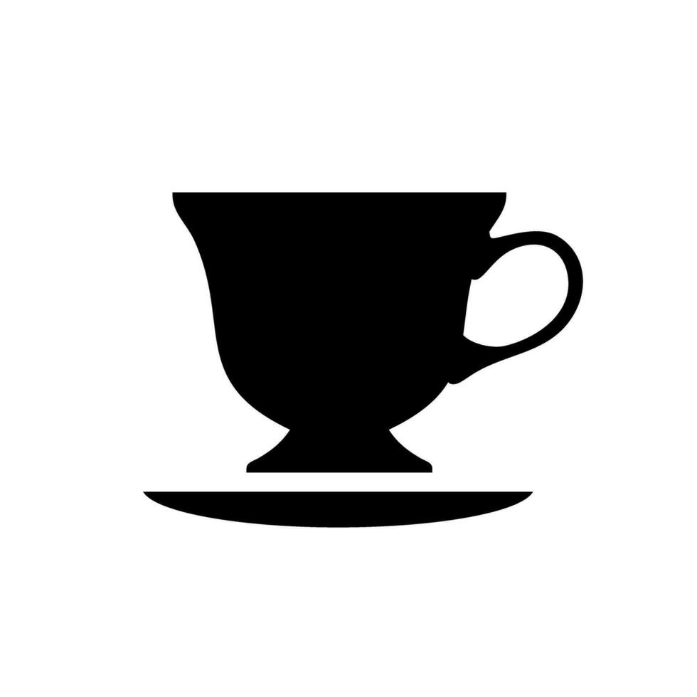kaffe ikon vektor. varm dryck illustration tecken. te symbol eller logotyp. vektor
