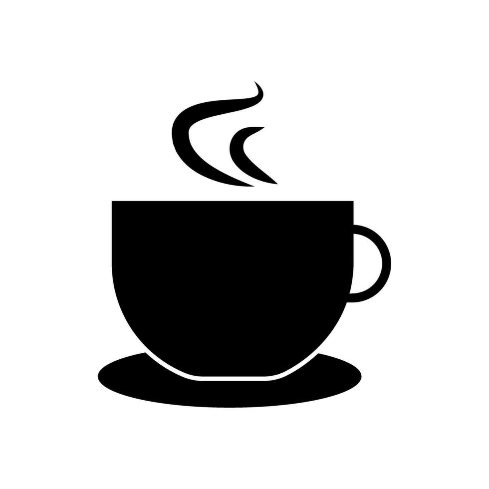 kaffe ikon vektor. varm dryck illustration tecken. te symbol eller logotyp. vektor