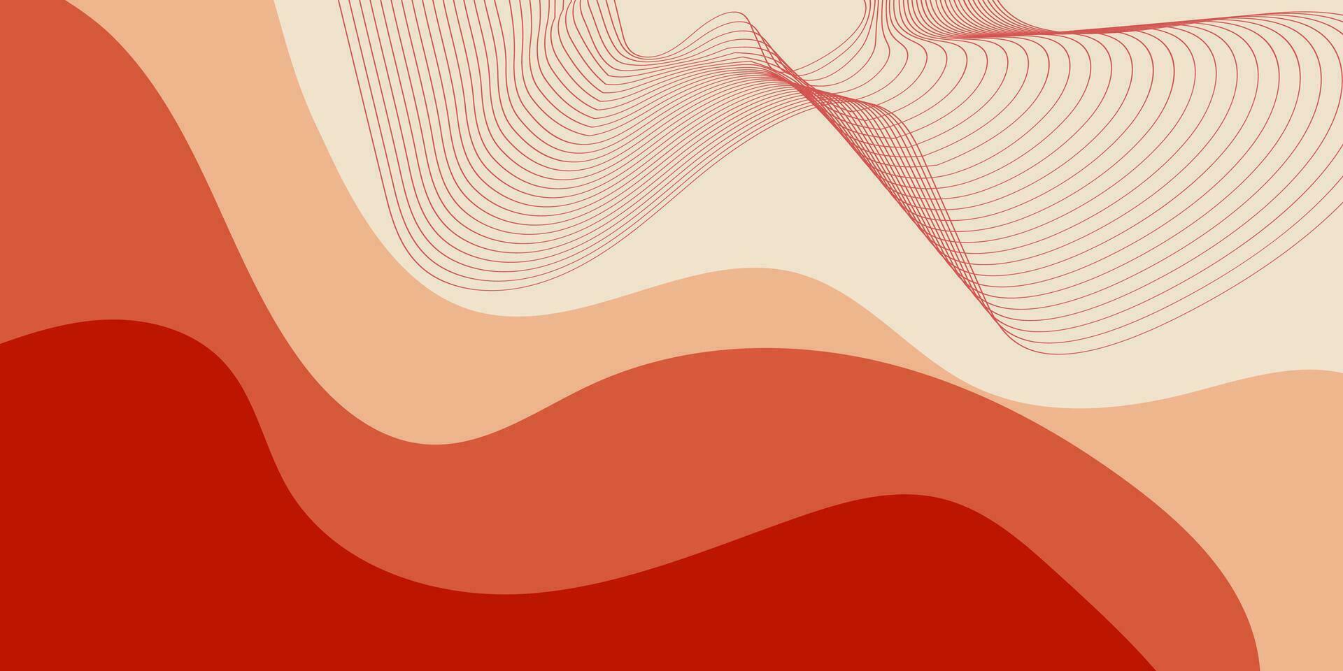 Gradient Hintergrund Farbe Pfirsich Flaum. abstrakt geometrisch Hintergrund mit Formen. cool Hintergrund Design zum Banner, Netz Seite? ˅. Vektor Illustration.