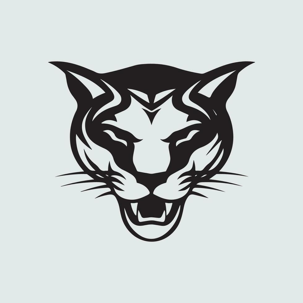 Panther Kopf Logo Vektor Bilder