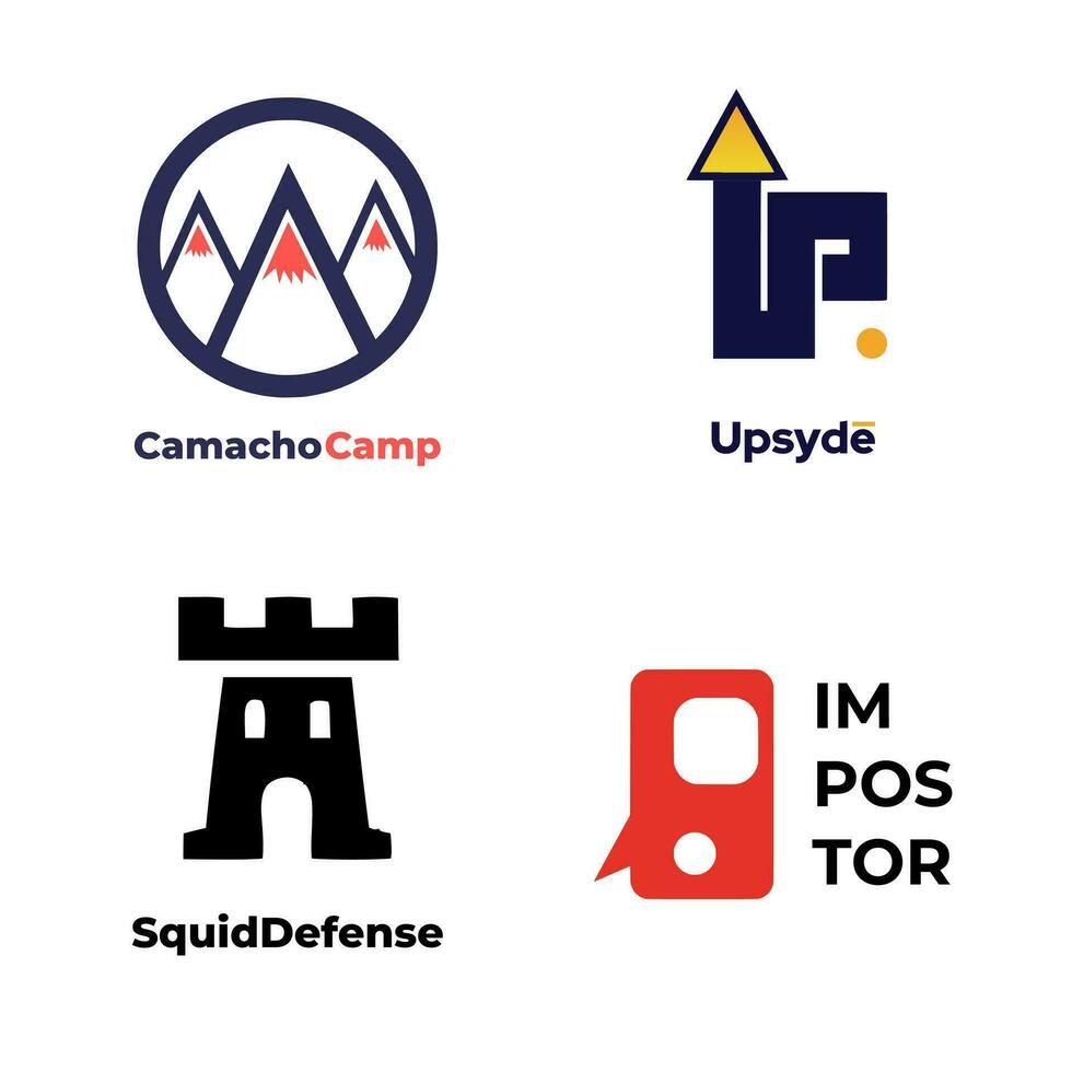 uppsättningar av logotyp design element, ikoner och symboler för camping eller utomhus- aktiviteter. logotyp förpackningar. vektor