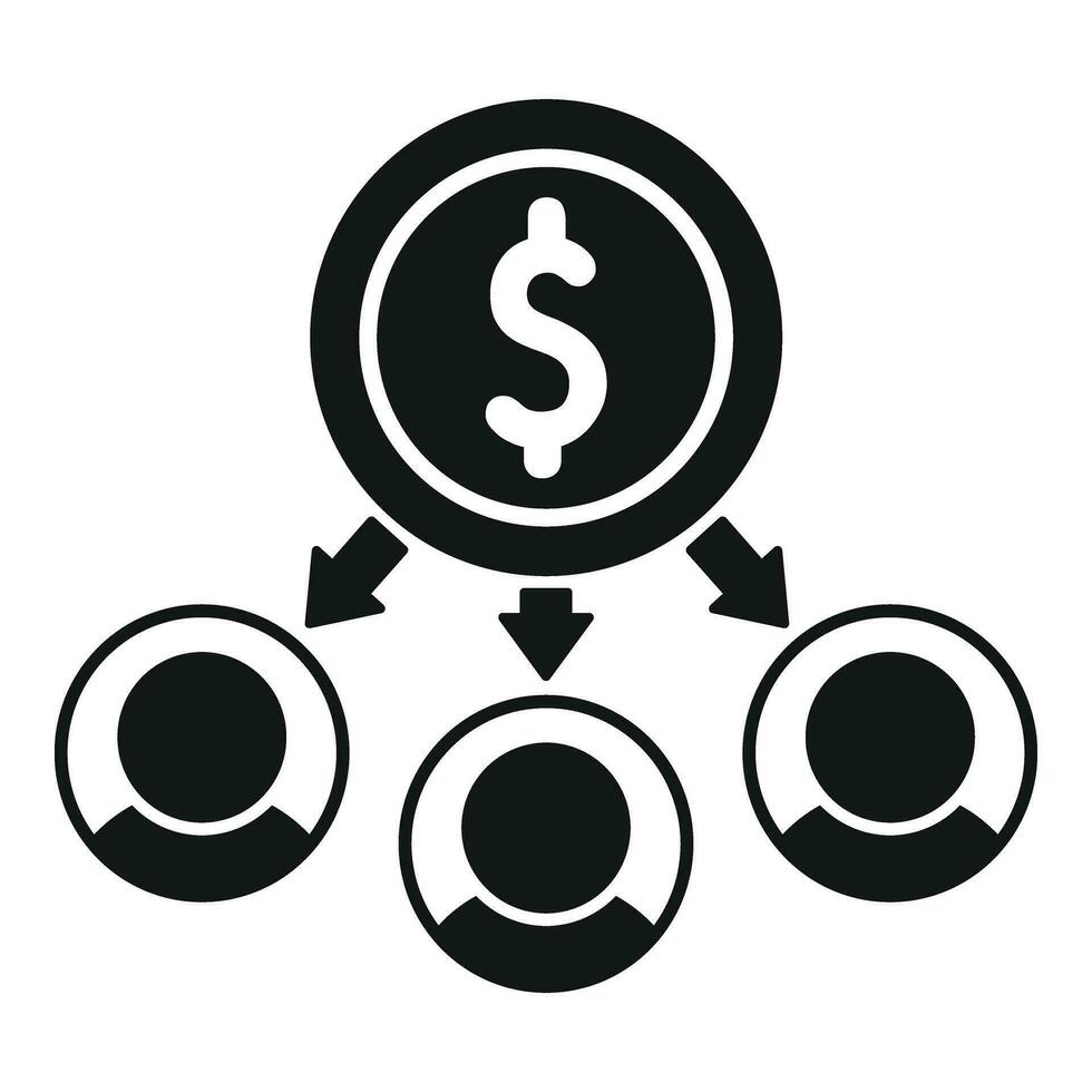 Bundes Zahlen Hilfe Symbol einfach Vektor. Unterstützung Finanzen vektor