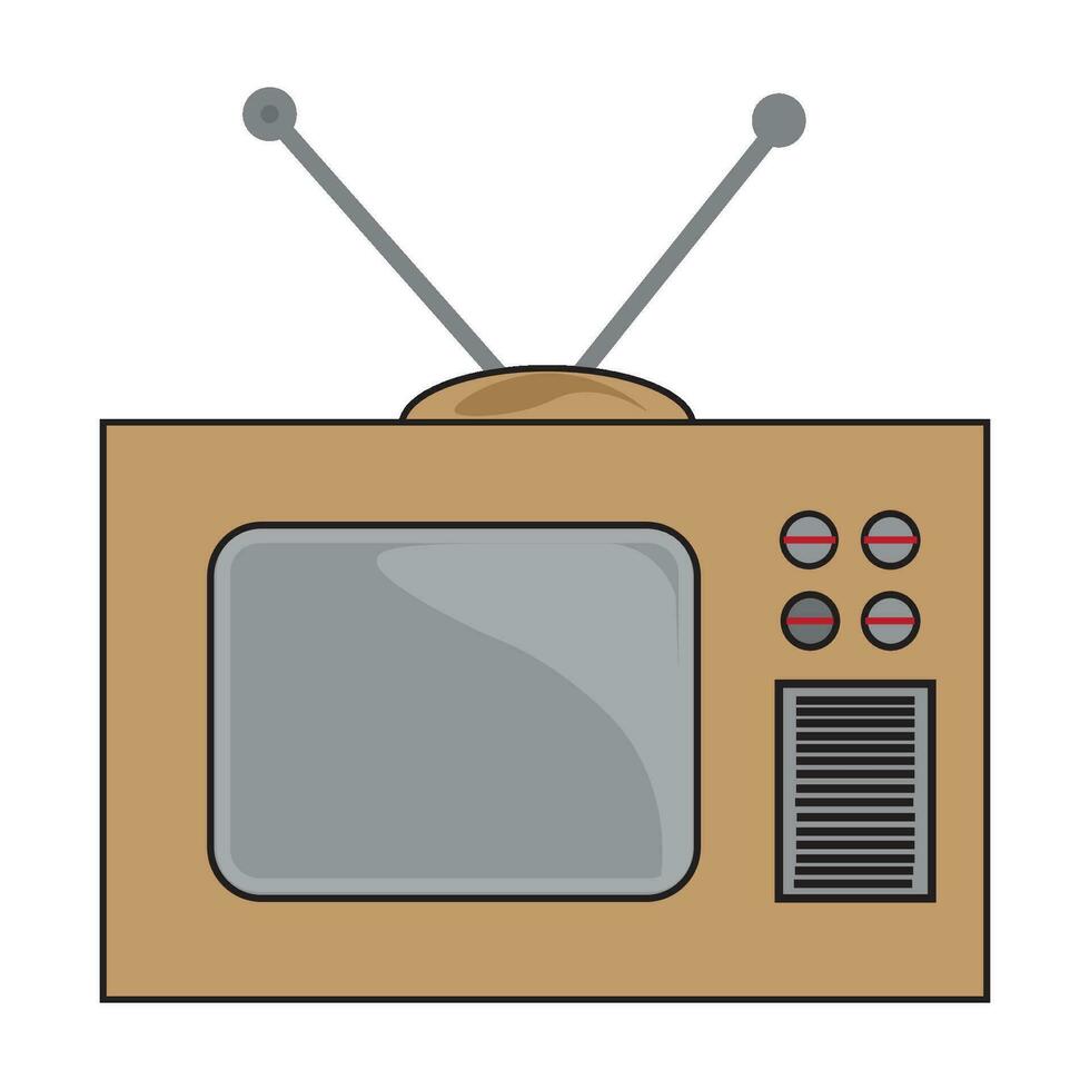 TV-Symbol-Logo-Vektor-Design-Vorlage vektor