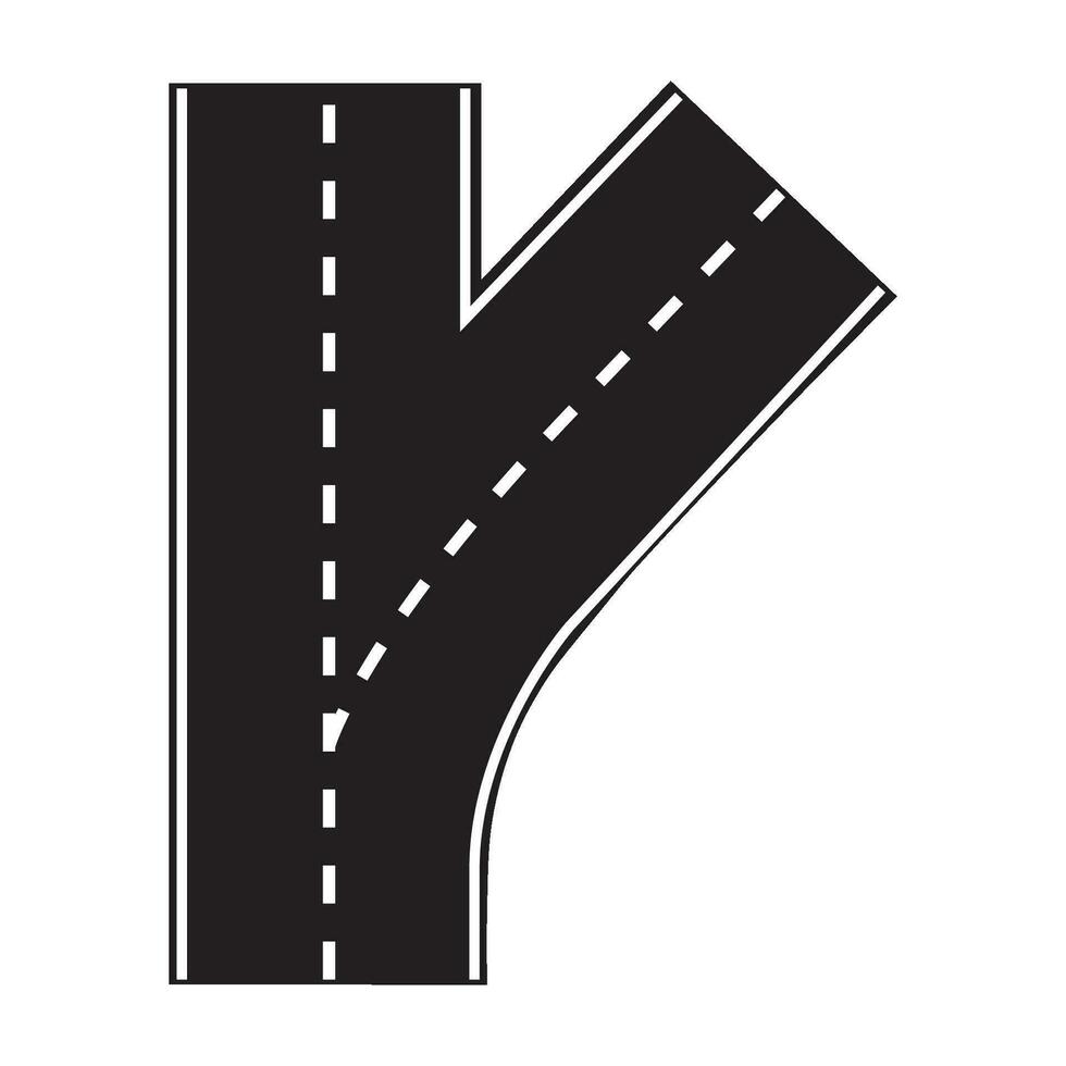 Autobahn-Symbol-Logo-Vektor-Design-Vorlage vektor