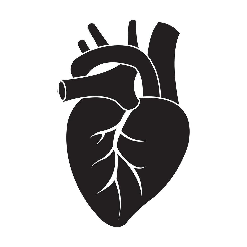 hjärta ikon logotyp vektor design mall