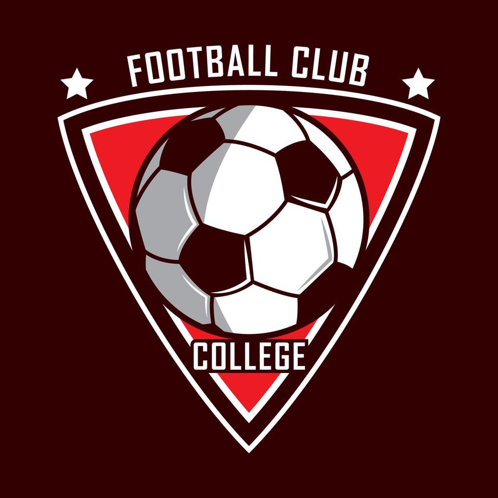 Fußball-Logo, Amerika-Logo, klassisches Logo vektor