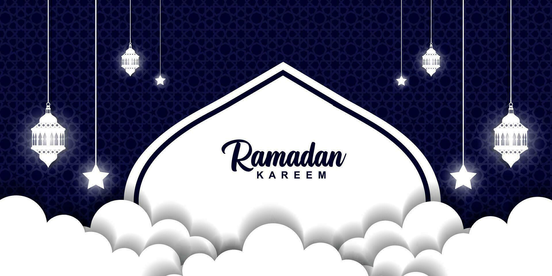 Ramadan kareem Hintergrund Design. Gruß Karten, Banner, Plakate. Vektor Illustration.